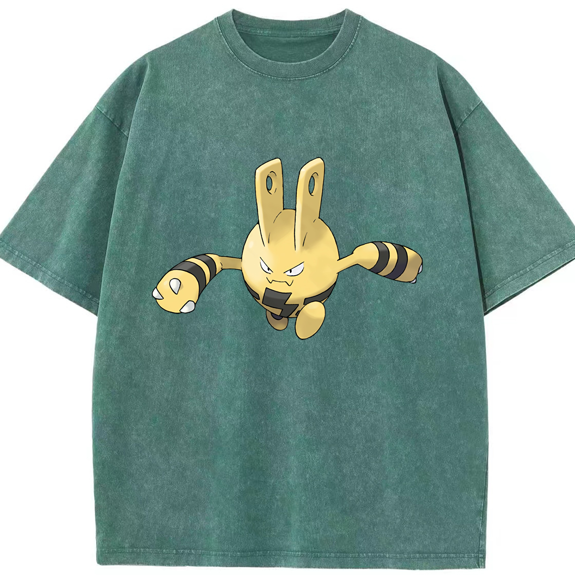 （画像用） ポケットモンスター Pokémon 綿100% ヴィンテージ風 半袖Tシャツ（フロントプリント）